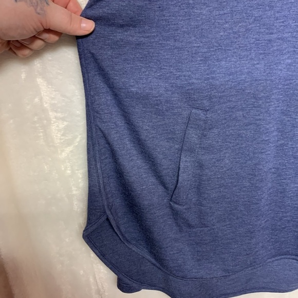 New Directions Blue Cowl Neck Top Women’s XL - Picture 8 of 9